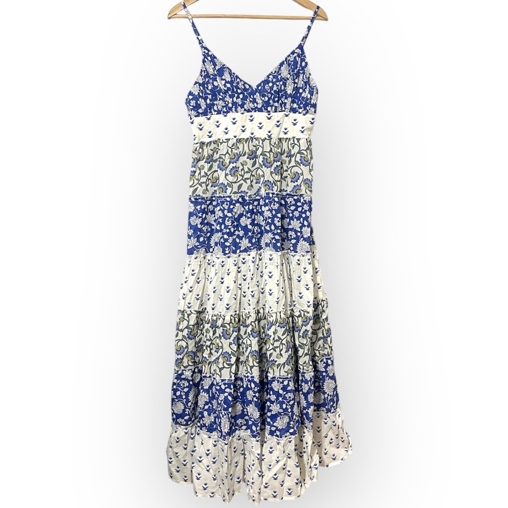 ZARA PATCHWORK PRINT PANEL DRESS MEDIUM EUC - image 14